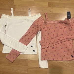 Abercrombie kids girls shirts size 13-14-NEW